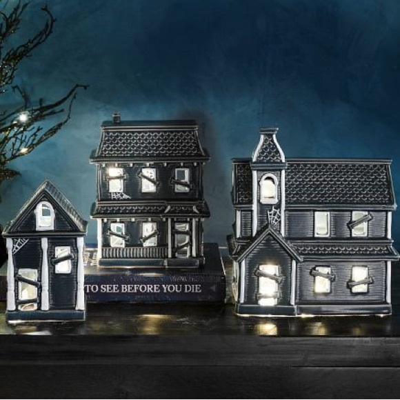 Pottery Barn Ceramic Haunted Medium House BNIB - Picture 2 of 8